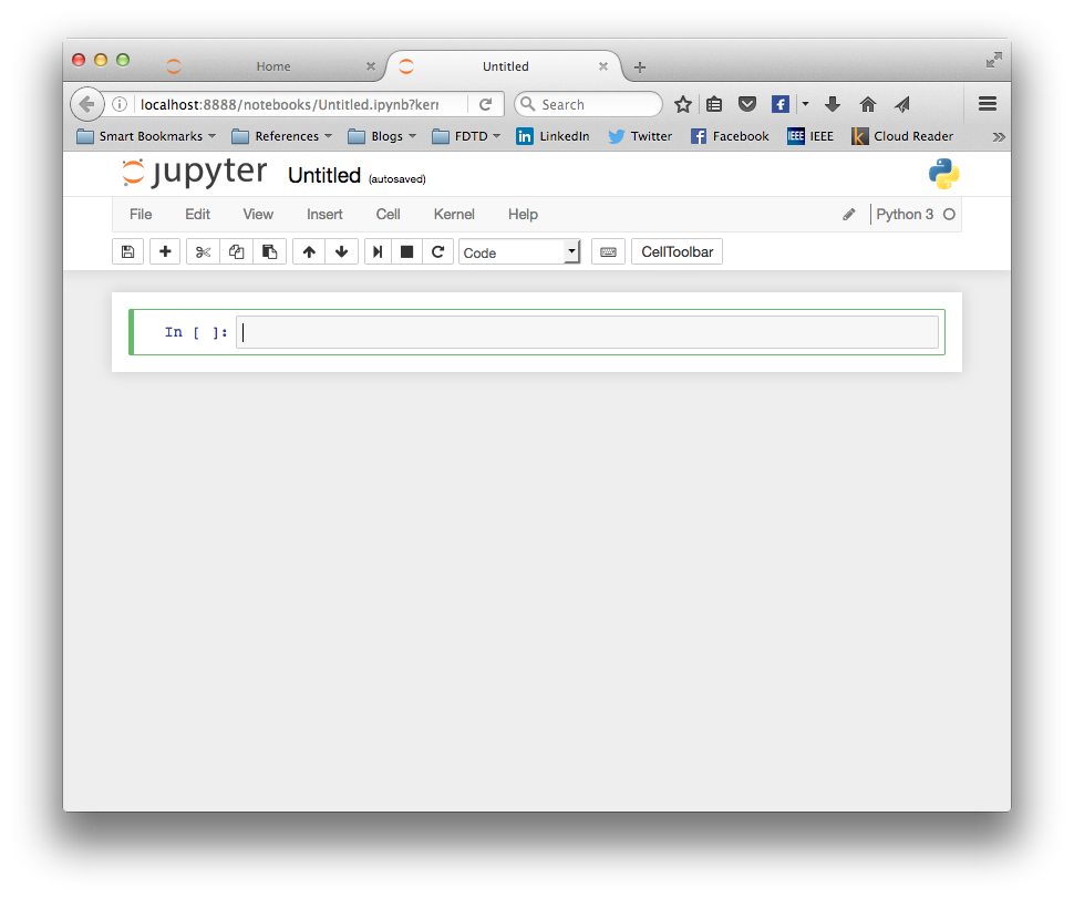 Jupyter's First Prompt